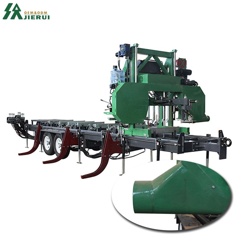Heavy-Duty Mobile Wood Band Sawmill Timber Cutting Machine for Wood Panels