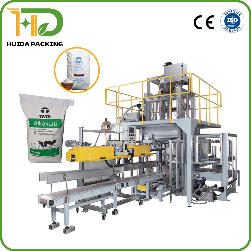 Sodium Bicarbonate Packaging Machine for Open Mouth Bagging of Animal Feed Materials