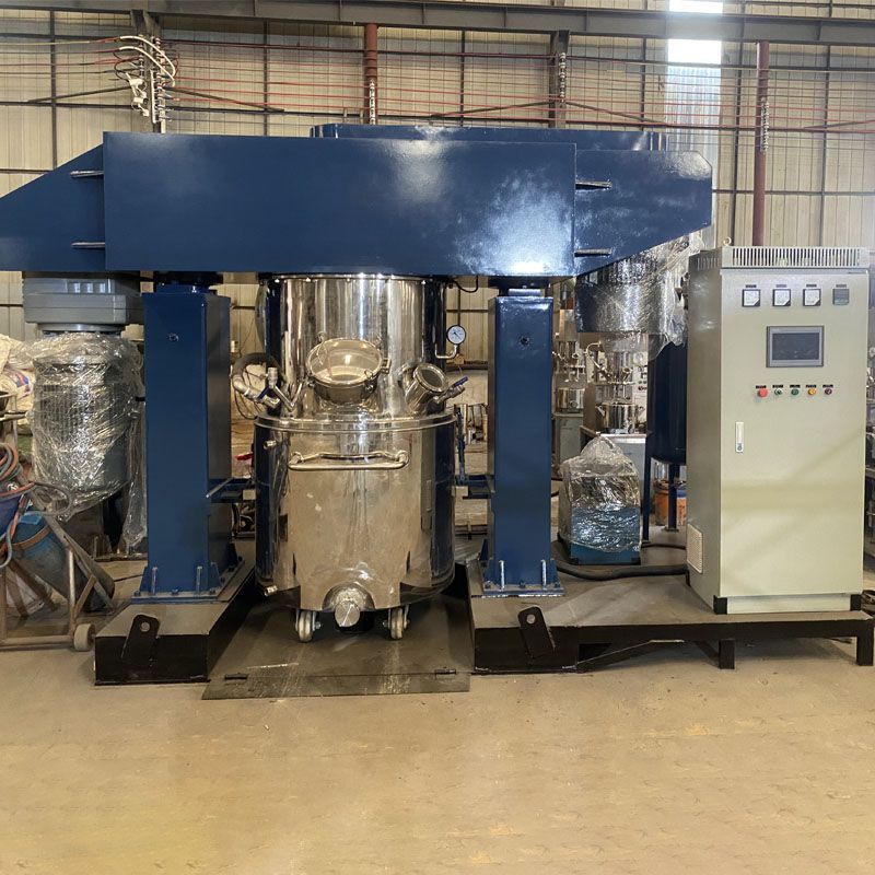 Three-Shaft Planetary Mixer for High Viscosity Silicone Sealant Production