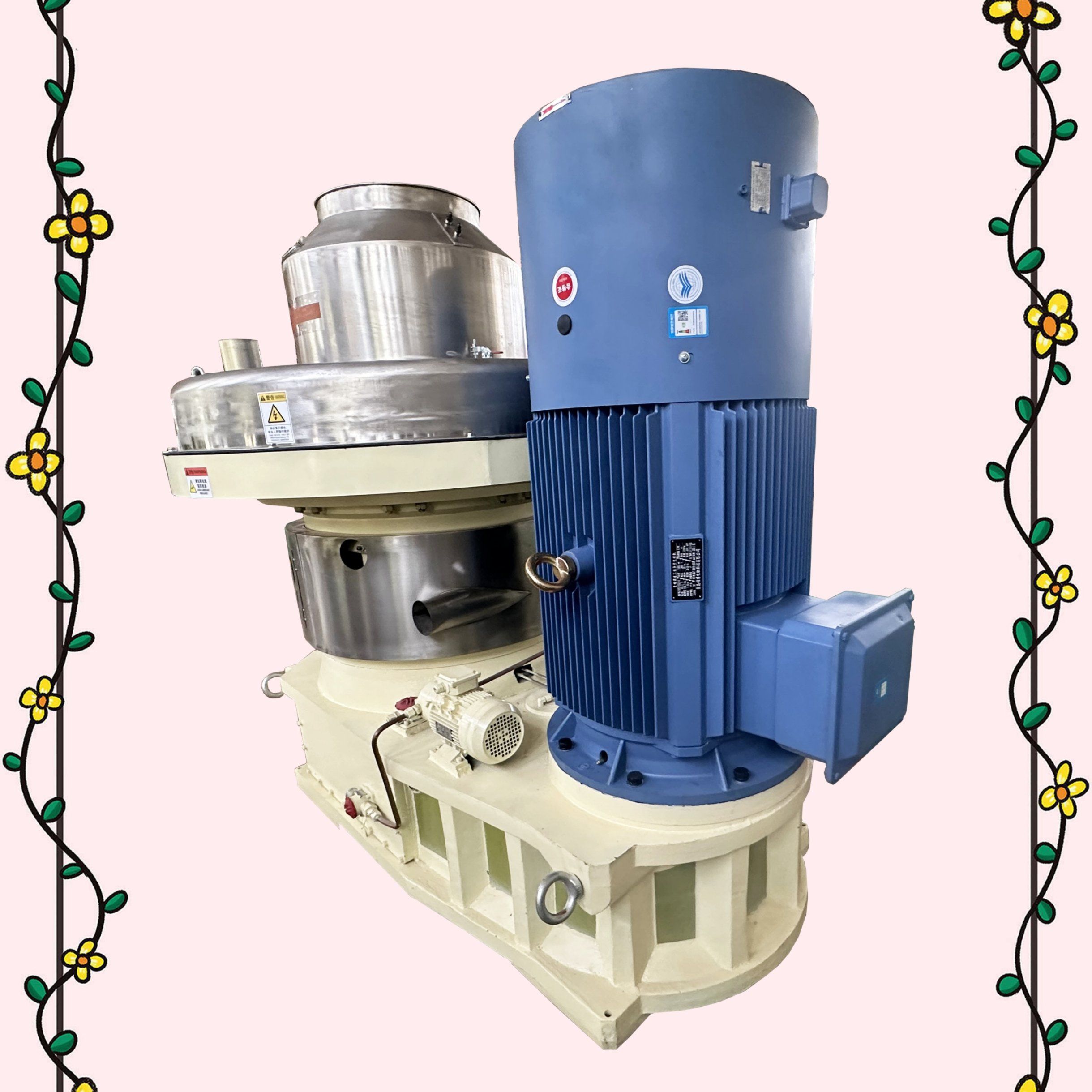 2024 Tony Factory Outlet Biomass Pellet Machinery with 2.5-3.5t/H Capacity