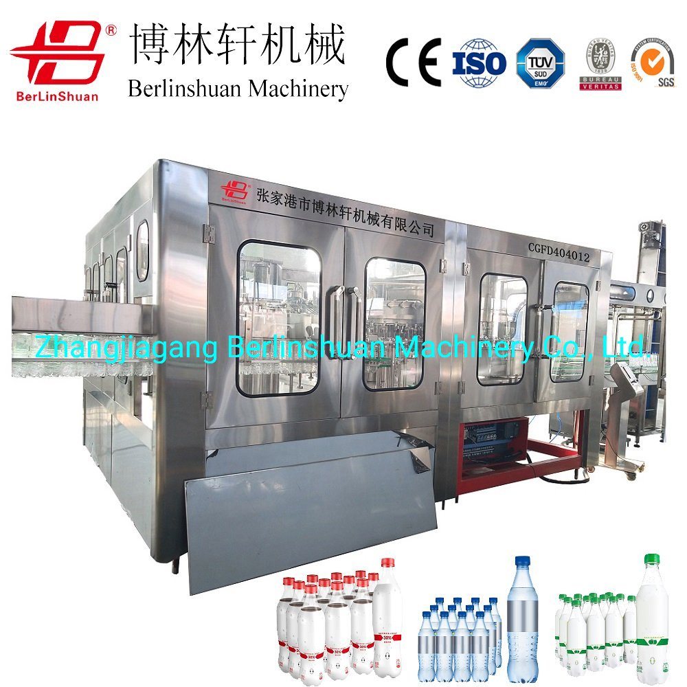 6000-12000 BPH Automatic Bottling Production Line for Soda Water and Juice: Washing