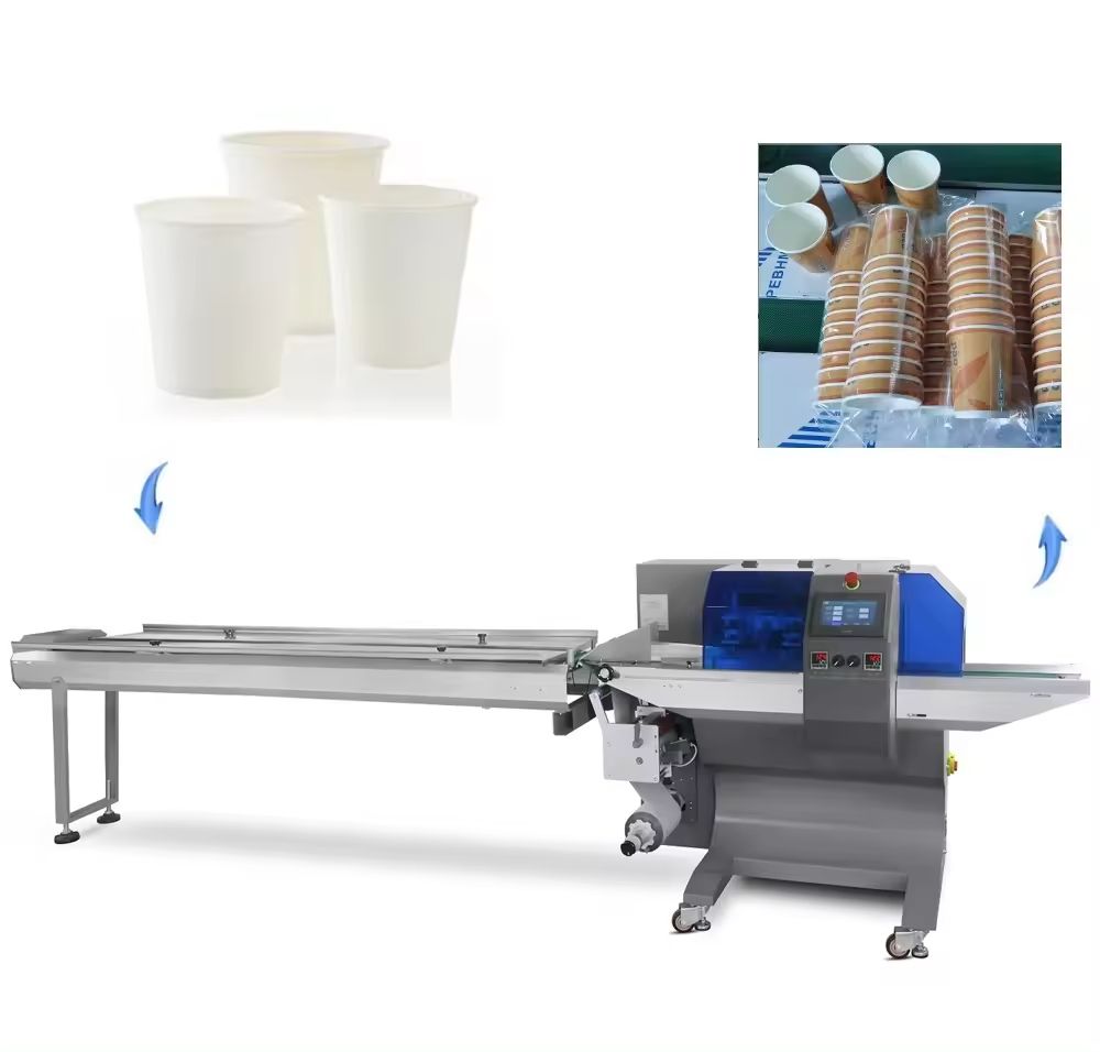 Automatic Packaging Machine for Disposable Items: Pillows