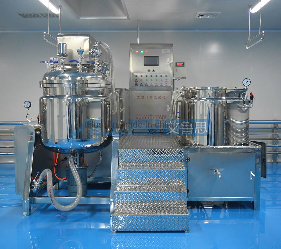 Factory Seed Oil Mixer and Vacuum Emulsifying Cream Mixer