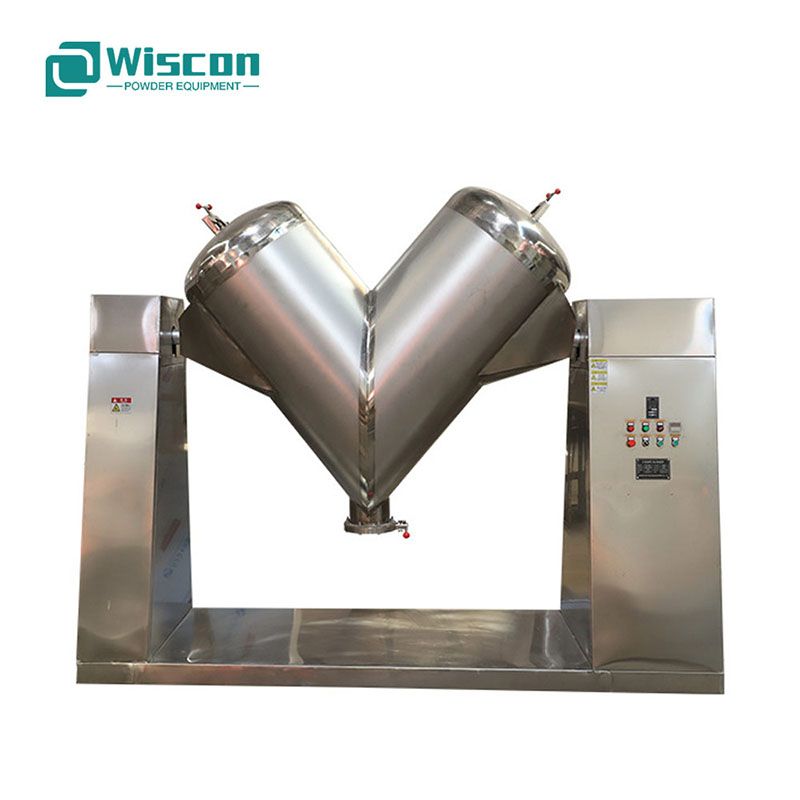 Feed Additives Fish Meal V-Shaped Drum Tumble Mixer Blender Equipment