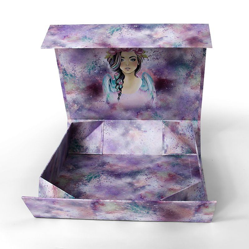 Custom Printed Flat Pack Corrugated Die Cut Folding Kraft Shipping Mailer Box