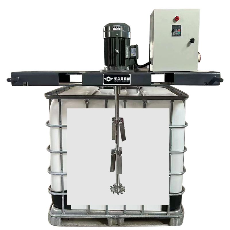 Variable Frequency Speed Control IBC Tank Mixer for Industrial Use