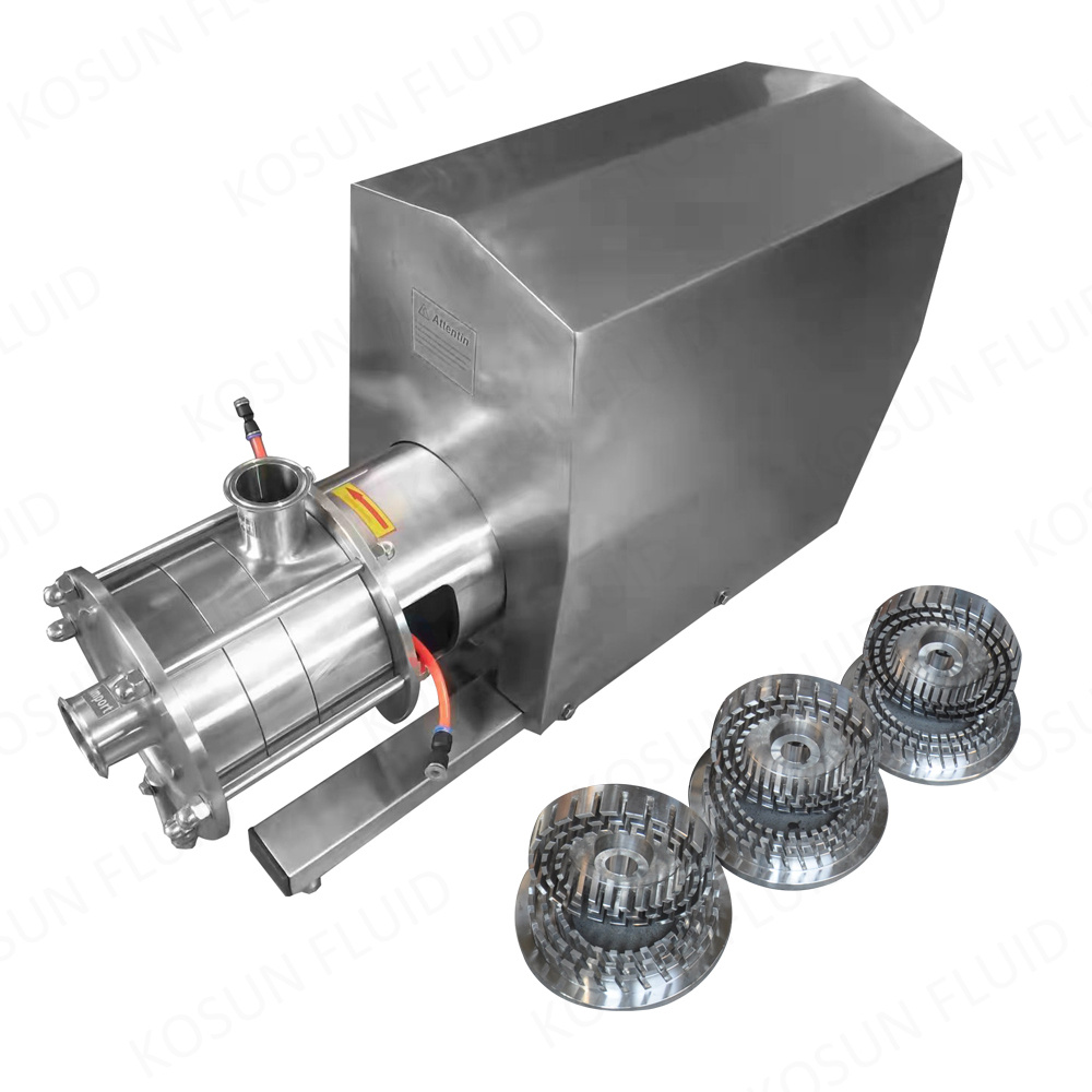 High Shear Inline Mixer for Stainless Steel Liquids and Powders