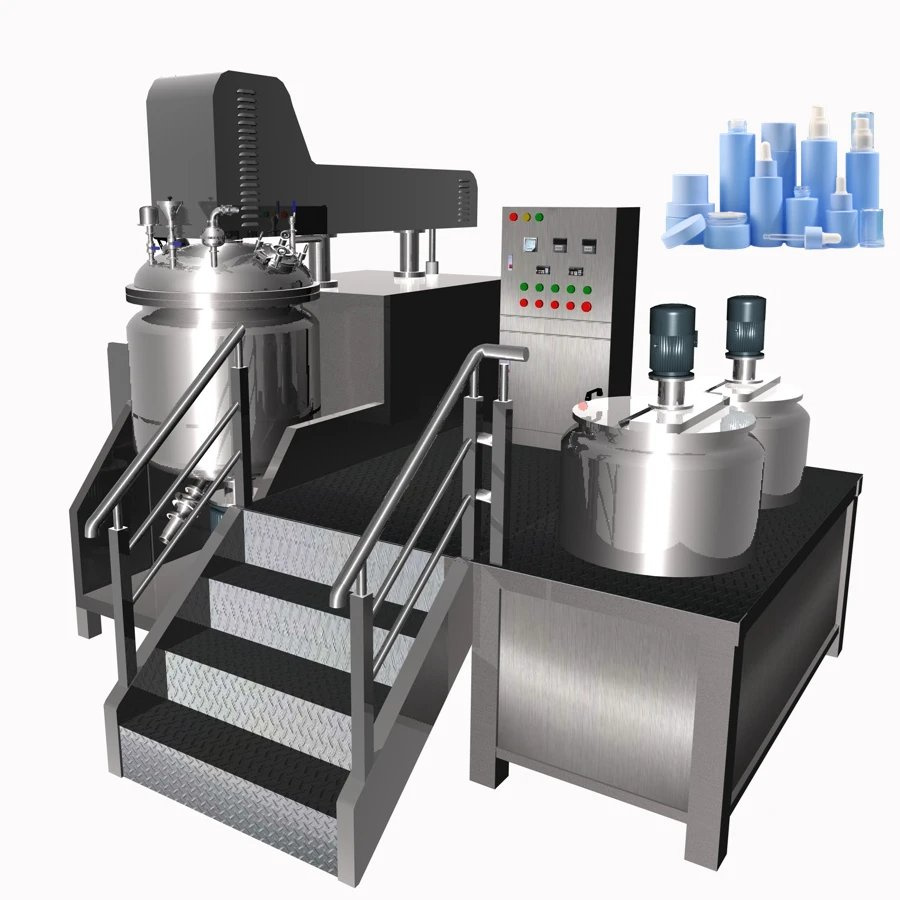 50L Vacuum Emulsifier Homogenizer Mixer for Cosmetic Creams