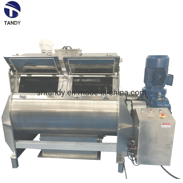 Horizontal Double Shafts Paddle Mixer for Ingredient Powder