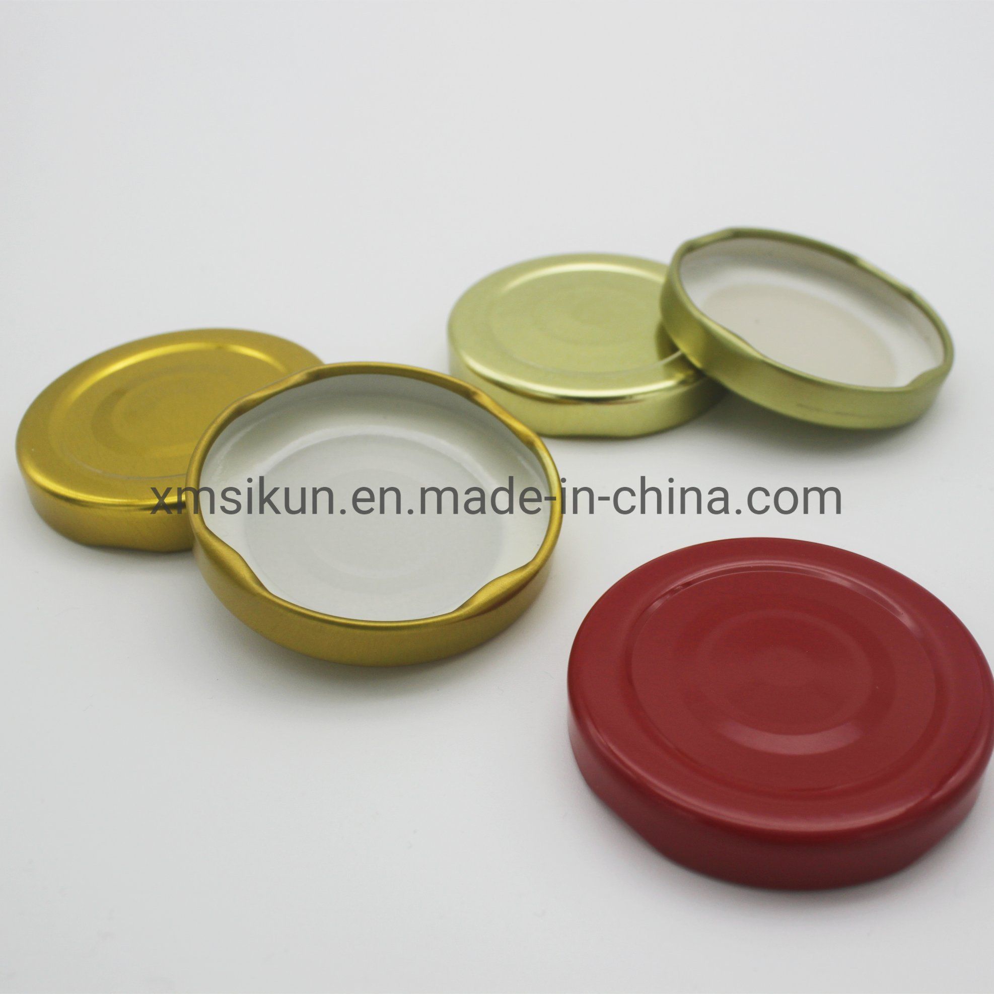 48# Food-Grade Metal Twisted Glass Jar for Food Storage