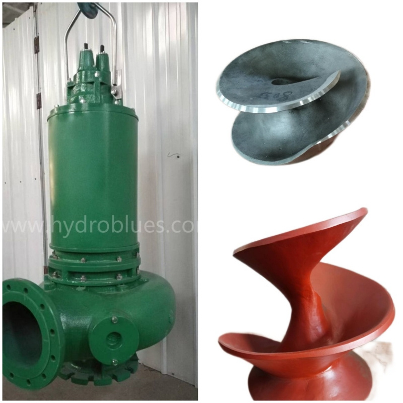 Submersible Sewage Pump with Spiral Impeller